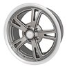 JV-1 Wheel [Size: 18" x 8"] Grey Spokes with Milled Outer Lip - image 2