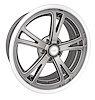 JV-1 Wheel [Size: 20" x 8.50"] Grey Spokes with Milled Outer Lip