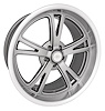 JV-1 Wheel [Size: 20" x 10"] Grey Spokes with Milled Outer Lip - image 1