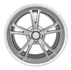 JV-1 Wheel [Size: 20" x 10"] Grey Spokes with Milled Outer Lip - image 3