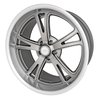 JV-1 Wheel [Size: 20" x 10"] Grey Spokes with Milled Outer Lip - image 2