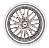 JV-2 Wheel [Size: 18" x 9.50"] Grey with Milled Outer Lip - image 3