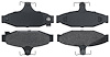 Performance Ceramic Disc Brake Pads for GM [Front, Rear] - image 1