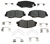 Performance Ceramic Disc Brake Pads for Acura, Honda [Front]