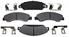 Performance Ceramic Disc Brake Pads for GM [Front] - image 1