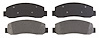 Performance Ceramic Disc Brake Pads for Ford [Front] - image 1