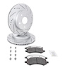 Truck-N-Tow JX25 Brake Pads & Rotors Kit Fits 2010-2021 Ford Expedition, Lincoln Navigator, 2010-2020 Ford F150 [Front] - image 1
