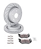 Truck-N-Tow JX25 Brake Pads & Rotors Kit Fits Select 2007-2022 Chrysler, Dodge, RAM Models w/352 mm Dia. Rotors [Rear] - image 1
