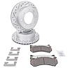 Truck-N-Tow JX25 Brake Pads & Rotors Kit Fits Select 2000-2013 Chevrolet & GMC 2500, 2500HD, 3500, 3500HD Model Trucks [Rear] - image 1