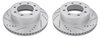 JX-Series Drilled & Slotted Rotors Fits 2003-2008 Dodge RAM 1500 Mega Cab, 2500, 3500 w/8 Lug Bolt Pattern [Front Set] - image 2