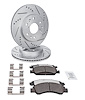 Street Performance JX11 Brake Pads & Rotor Kit Fits Select 2007-2020 Cadillac Escalade, Chevy & GMC 1500 Model Trucks [Front] - image 1