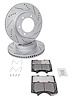 Truck-N-Tow JX25 Brake Pads & Rotors Kit Fits Select 2003-2022 Toyota 4Runner, FJ Cruiser, Tacoma [Front] - image 1