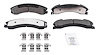 Truck-N-Tow Performance JX25 Carbon-Fiber Ceramic Disc Brake Pads for Select 2012-2019 Chevy & GMC, 2012-2022 Nissan [Front] - image 1