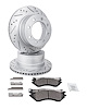 Truck-N-Tow JX25 Brake Pads & Rotors Kit Fits 2006-2008 Dodge RAM 1500 Mega Cab, 2003-2008 Dodge RAM 2500 & 3500 [Rear] - image 1