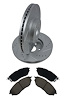 Street Performance JX11 Brake Pads & Rotors Kit Fits Select 2006-2021 Subaru, Legacy, Outback, WRX, STI  [Front] - image 1
