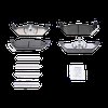 Truck-N-Tow JX25 Brake Pads & Rotors Kits Fits 2004-2011 Ford F150, 2006-2008 Lincoln Mark LT [Rear] - image 2