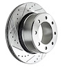 JX-Series Drilled & Slotted Rotor Fits 2009-2010 Dodge RAM 2500, 3500 & 2011-2023 RAM 2500, 3500 [Left/Driver Side Rear] - image 1