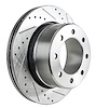 JX-Series Drilled & Slotted Rotor Fits 2009-2010 Dodge RAM 2500, 3500 & 2011-2023 RAM 2500, 3500 [Right/Passenger Side Rear] - image 1