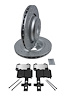 Sport Performance JX17 Brake Pad & Rotor Kit Fits Select 2005-2023 Chrysler & Dodge Models w/350 mm Dia. Vented Rotors [Rear] - image 1