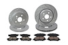 Street Performance JX11 Brake Pads & Rotors Kit Fits 2018-2023 Toyota Camry [Front/Rear] - image 1