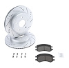 Street Performance JX11 Brake Pads & Rotors Kit Fits 2007-2009 Chrysler Aspen, Select 2006-2022 Dodge, RAM Models [Front] - image 1