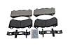 Truck-N-Tow Performance JX25 Carbon-Fiber Ceramic Disc Brake Pads Fits Select 2009-2023 Cadillac, Chevrolet, Dodge, Jeep [Front] - image 1