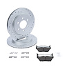 Truck-N-Tow JX25 Brake Pads & Rotors Kits Fits 2018-21 Ford Expedition, F150, Lincoln Navigator [Rear] - image 1