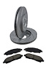 Street Performance JX11 Brake Pads & Rotors Kit Fits Select 2017-2020 Buick, Chevrolet, GMC SUV's [Front] - image 1