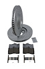 Sport Performance JX17 Brake Pad & Rotor Kit Fits Select 2013-2023 Lexus GS, IS & RC Models [Front]