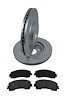 Street Performance JX11 Brake Pads & Rotors Kit Fits Select 2014-2023 Infiniti Q50, Q60, QX50, Nissan z [Front] - image 1
