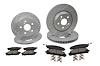 Street Performance JX11 Brake Pads & Rotors Kit Fits 2015-2021 Lexus NX200T, NX300, NX300H [Front/Rear] - image 1