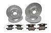 Street Performance JX11 Brake Pads & Rotors Kit Fits 2018-2022 Honda Accord [Front/Rear] - image 1