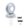 Truck-N-Tow JX25 Brake Pads & Rotors Kits Fits Select 2001-2009 Lexus GX470, Toyota 4Runner, Sequoia [Rear] - image 1