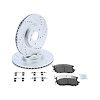 Sport Performance JX17 Brake Pad & Rotor Kit Fits Select 2005-2019 Infiniti Models, Nissan 350z, 370z [Front] - image 1