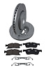Street Performance JX11 Brake Pads & Rotors Kit Fits 2011-2020 Dodge Durango, 2011-2016 Jeep Grand Cherokee WK2 [Front] - image 1