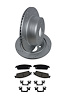 Street Performance JX11 Brake Pads & Rotors Kit Fits Select 2007-2014 Cadillac, Chevrolet, GMC [Rear] - image 1
