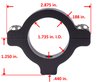Roll Bar Accessory Clamp For 1.750 in. O.D. Tubing - image 4