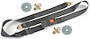 2-Point Non-Retractable Seat Belt & Hardware Kit, Black with Push-Button Latch [Length: 74 in.] - image 1
