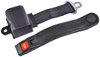 2-Point Retractable Seat Belt, Black with Red Push-Button Latch [60 in. Overall Length] - image 2