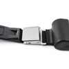 2-Point Retractable Seat Belt, Black with Chrome Lift Latch [60 in. Overall Length] - image 4