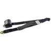 3-Point Retractable Seat Belt, Black with Lift latch [Sleeve/Cable Length: 12 in.] - image 2
