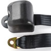 3-Point Retractable Seat Belt, Black with Lift latch [Sleeve/Cable Length: 12 in.] - image 3