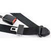 3-Point Retractable Seat Belt, Black with Euro End-Button Latch [Sleeve/Cable Length: 12 in.] - image 4