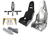 Race Seat Combo Kit with Safety Harness