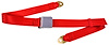2-Point Non-Retractable Seat Belt, Flame Red with Lift Latch [Length: 60 in.] - image 1