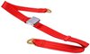 2-Point Non-Retractable Seat Belt, Flame Red with Lift Latch [Length: 60 in.] - image 2