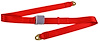 2-Point Non-Retractable Seat Belt, Flame Red with Lift Latch [Length: 74 in.]