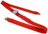 2-Point Non-Retractable Seat Belt, Flame Red with Lift Latch [Length: 74 in.] - image 2