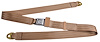 2-Point Non-Retractable Seat Belt, Tan with Push-Button Latch [Length: 74 in.] - image 1