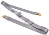 2-Point Non-Retractable Seat Belt, Gray with Push-Button Latch [Length: 74 in.] - image 2